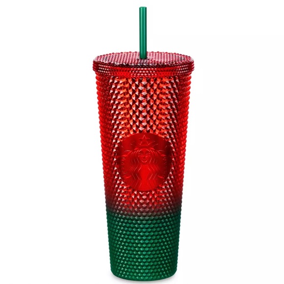 Disney Parks Mickey Christmas Starbucks Tumbler with Straw Walt Disney World NWT - Picture 4 of 13